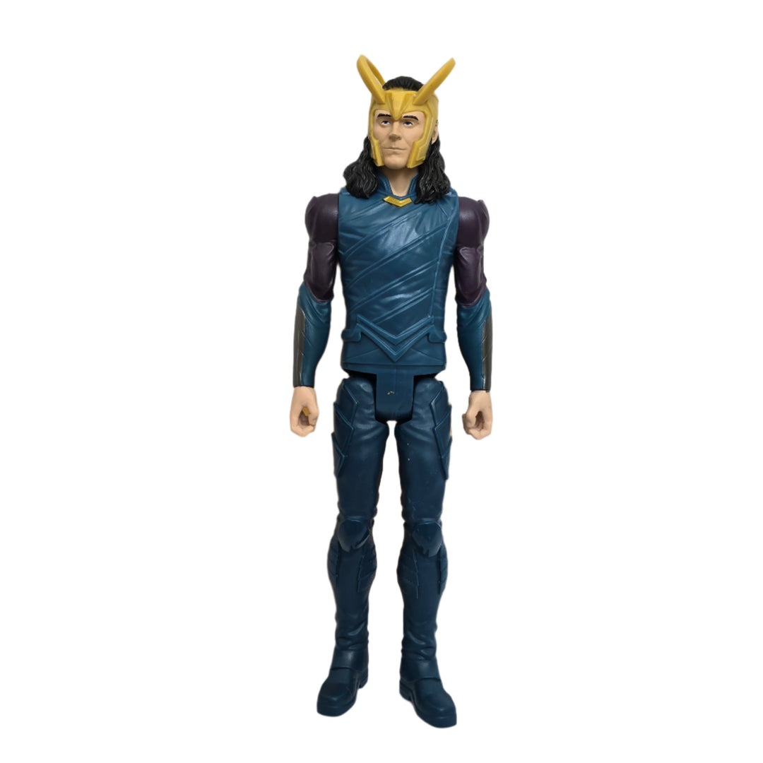 Hasbro, Loki is a mischievous prince from the realm of Asgard! Imagine leaping into adventure with Avengers figures, vehicles, and roleplay items inspired by the Marvel Universe. With this classic-inspired line of toys, kids can imagine all the action of the Marvel Universe with their favorite heroes including Black Panther and Iron Man. Products each sold separately. Subject to availability. Kids can imagine heroic characters charging into battle with these figures from the Titan Hero Series! Copyright 202