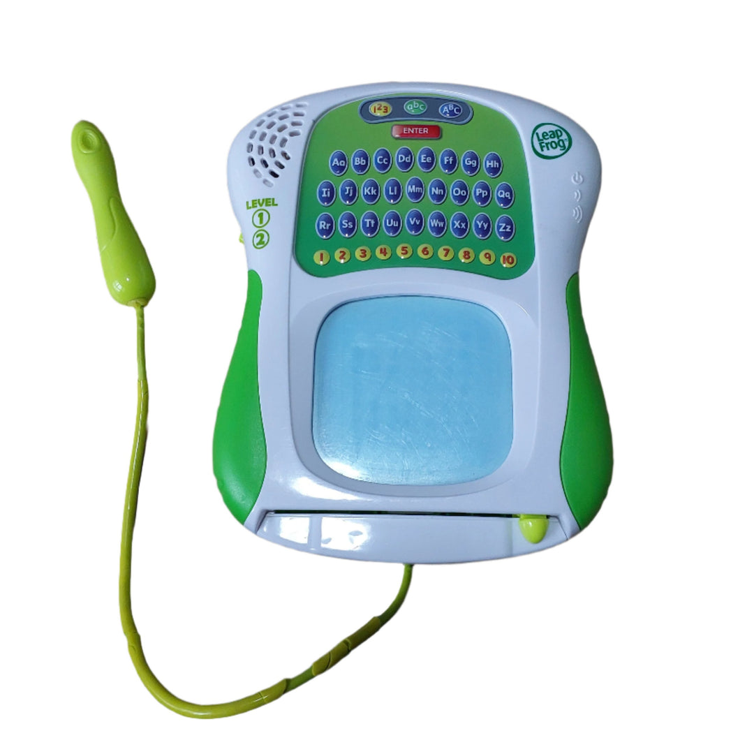 LeapFrog, Trace the lights to learn how to write! Children trace the lights to get practice drawing upper- and lowercase letters and numbers. Scribble & Write provides stroke-by-stroke guidance and has a NEW mode that provides instant accuracy feedback. Best of all, Scribble & Write uses a single retraceable surface for ease of use and portability. Appropriate for children ages 3 years and up.