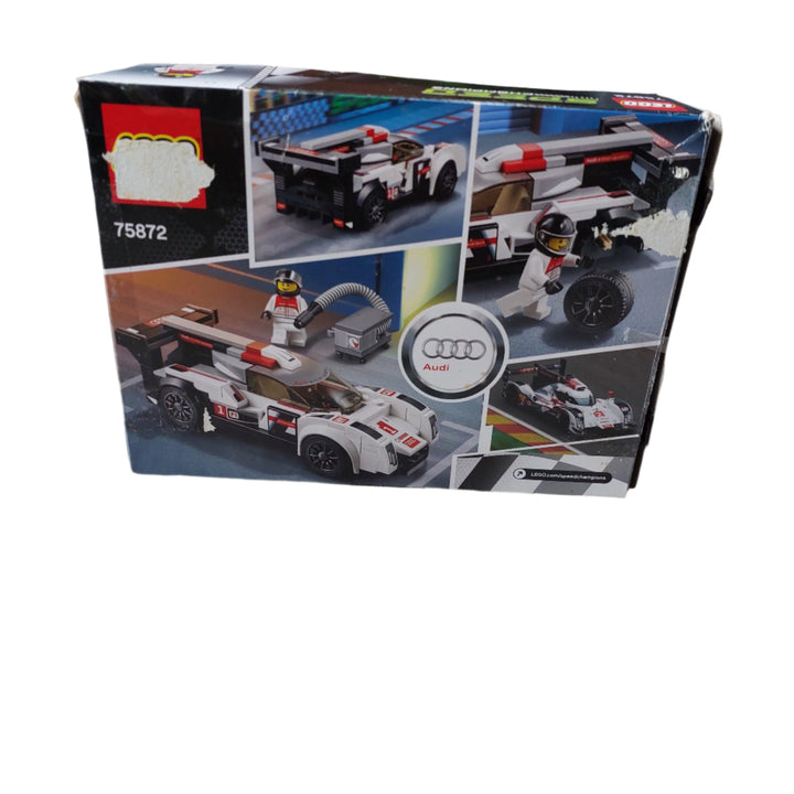 Lego, Refuel and race for victory!Youll want to drive all day and night with this super-cool LEGO Speed Champions version of a Le Mans Prototype race car. Get the Audi R18 e-tron quattro race-ready with the wrench and fuel pump then power away from your rivals!