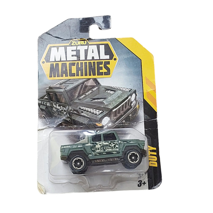 Zuru, Metal Machines Duty, Unleash the new Metal Machines! Metal Machines is racing into a new series with a vast range of the coolest die-cast cars. Collect all the new and unique Metal Machine designs with the 1-packs consisting of individually named die-cast cars.