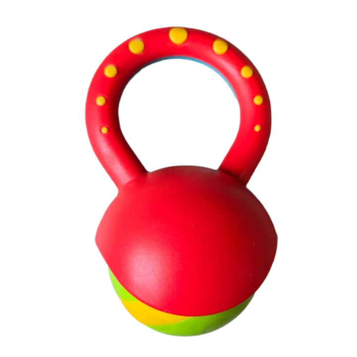 Halilit, Roller Ball, A tactile rolling ball which makes a delightful shaker sound and features a textured grip perfect for small hands. This delightful musical toy helps develop creativity, motor skills, hand-eye co-ordination and teaches cause and effect.