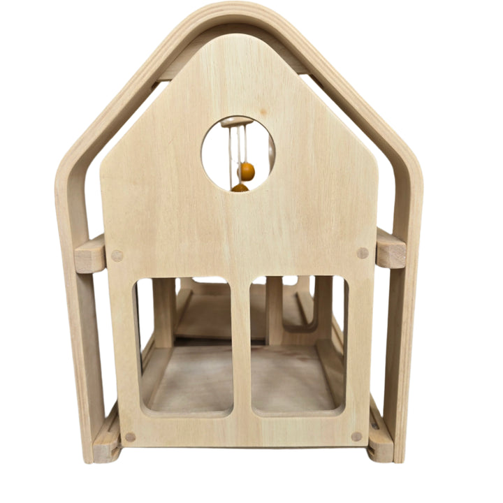 Plan Toys, Modular 3 Block Wooden House, This wooden house is made up of three modular sections, so it can be adapted to suit any story. It also includes modern-inspired furniture.