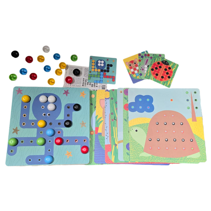 Djeco, Djeco Primo Mosaico is an exciting mosaic game designed for children ages 3 and up. This creative game helps develop fine motor skills, color recognition, and concentration.