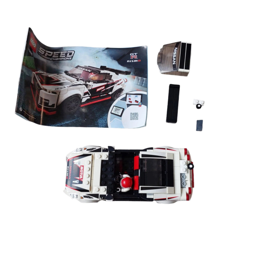 Lego, Lego Speed Champions Nissan GT-R, A highly detailed and buildable LEGO replica of the beloved Nissan GT-R NISMO. Car fans will love to build this LEGO version of the iconic Nissan GT-R NISMO to proudly display or use to stage races.