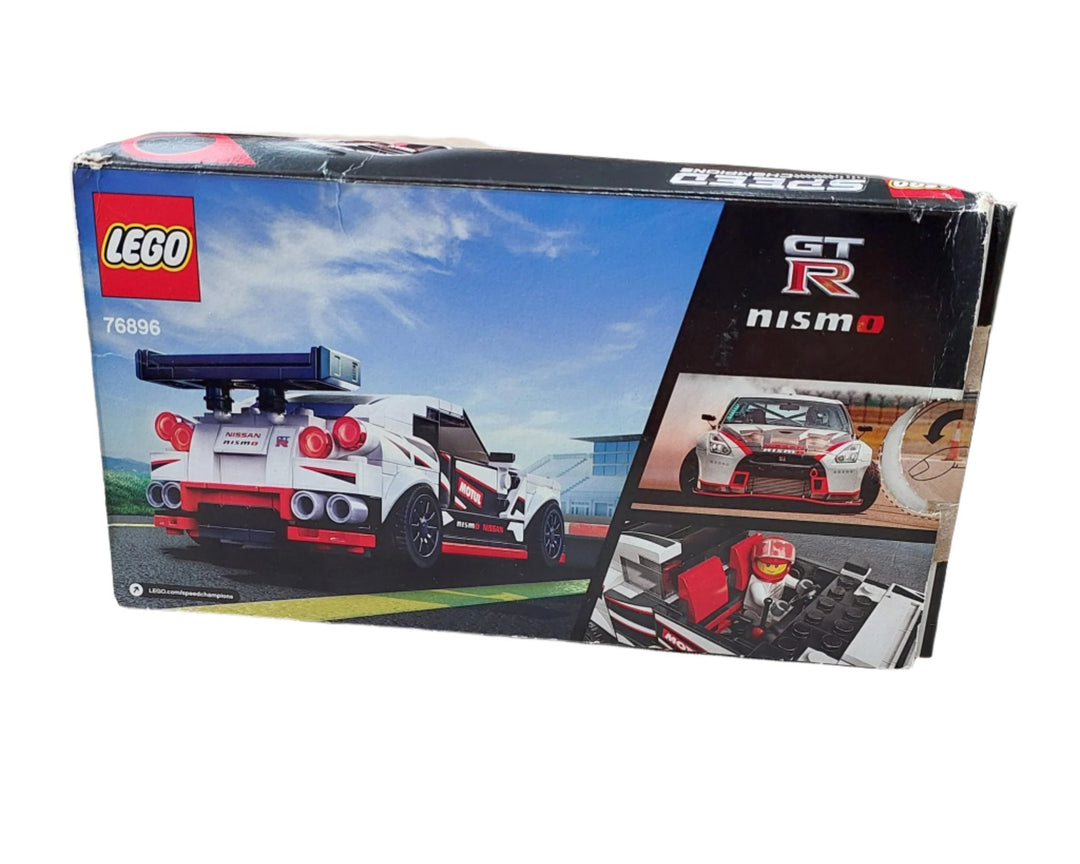 Lego, Lego Speed Champions Nissan GT-R, A highly detailed and buildable LEGO replica of the beloved Nissan GT-R NISMO. Car fans will love to build this LEGO version of the iconic Nissan GT-R NISMO to proudly display or use to stage races.