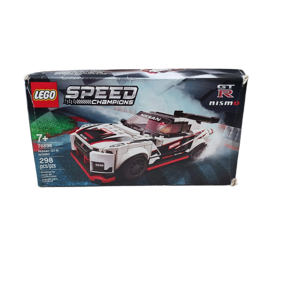 Lego, Lego Speed Champions Nissan GT-R, A highly detailed and buildable LEGO replica of the beloved Nissan GT-R NISMO. Car fans will love to build this LEGO version of the iconic Nissan GT-R NISMO to proudly display or use to stage races.