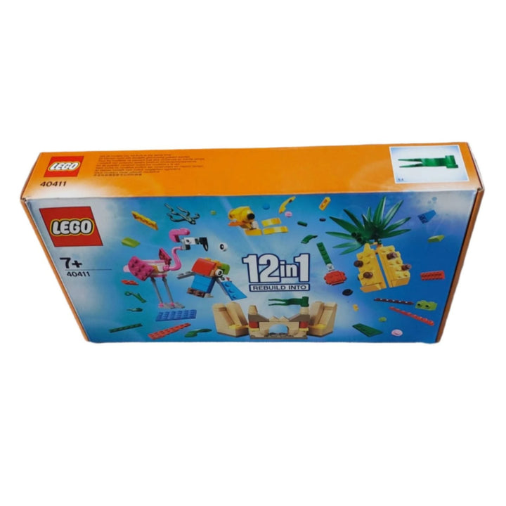 Lego, Lego 12 In 1 Rebuild Into 40411, LEGO® fans will love getting creative with this cool and fun accessories playset featuring an array of mini buildable models including an ice cream, sandcastle and parrot.