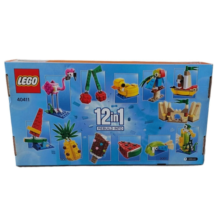 Lego, Lego 12 In 1 Rebuild Into 40411, LEGO® fans will love getting creative with this cool and fun accessories playset featuring an array of mini buildable models including an ice cream, sandcastle and parrot.