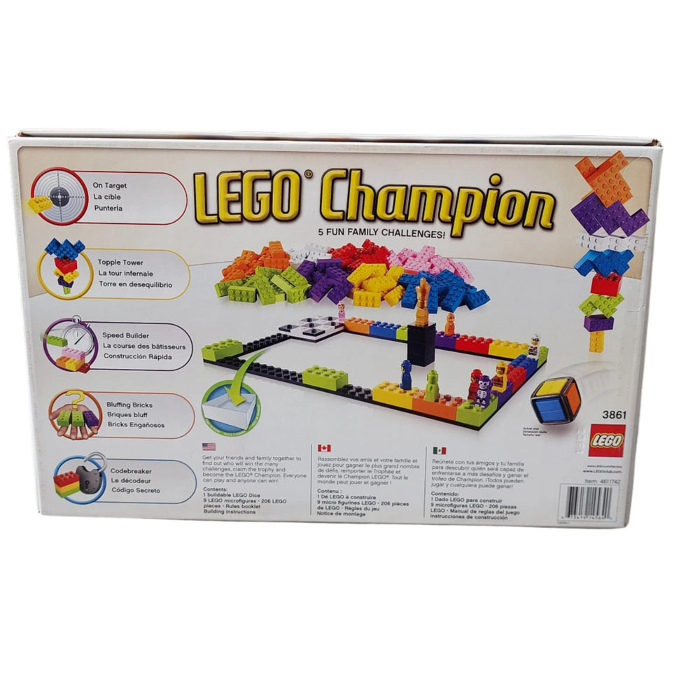 Lego, Lego Champions, Get your friends and family together to find out who will win the many challenges to claim the trophy. Who will become the LEGO Champion?