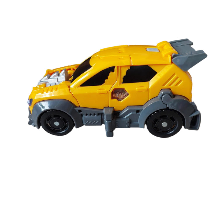 Vtech, T-Rex Drift Car, Stomp into the cool, crazy world of prehistoric creatures that turn into vehicles with the Switch & Go® T-Rex Drift Car! Crash this Switch & Go® into another one to see it explode with smash-and-crash fire effects. With the strongest bite ever, this predator is super tough. Time for a quick getaway? Transform the dino easily into an awesome Drift Car. Dino and vehicle sound effects bring your Switch & Go® world to life.