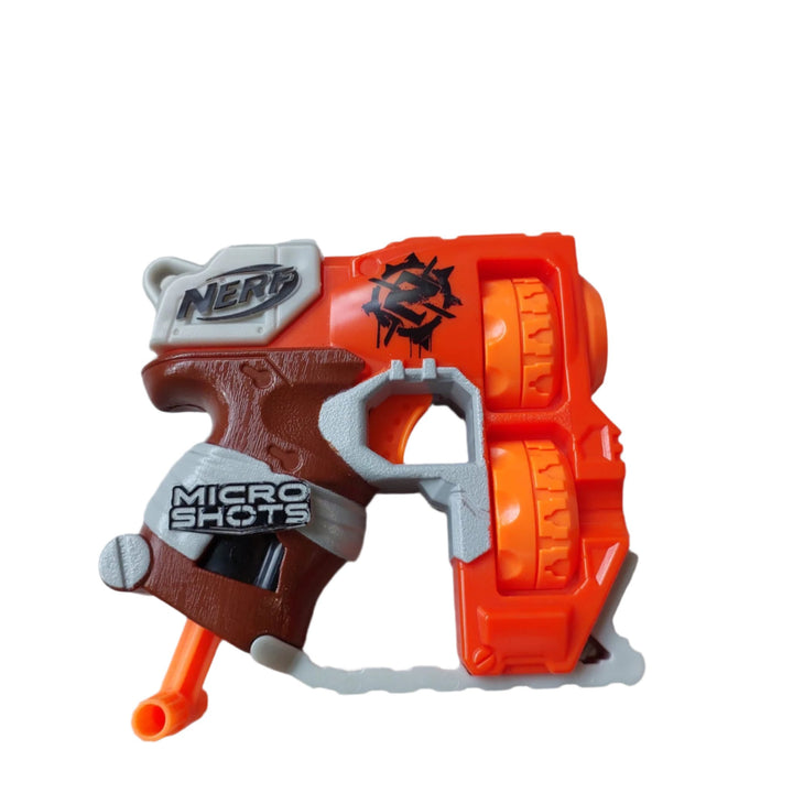 NERF, Nerf MicroShots Zombie Strike Flipfury Blaster, Defend against the zombies with the microshots Zombie Strike flipfury blaster, which fires 1 dart at a time and comes with 2 Zombie Strike darts.