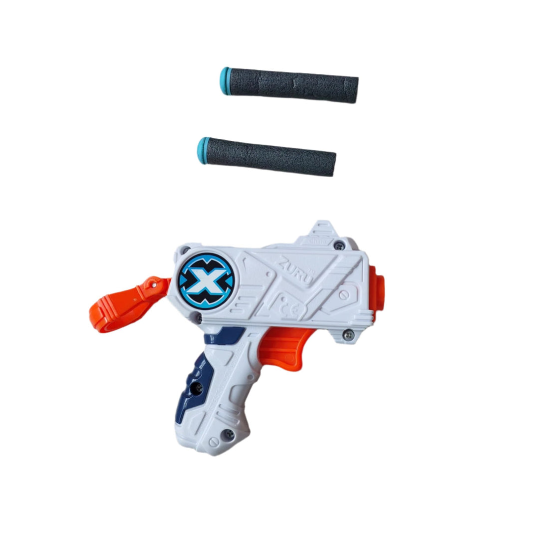 Zuru, ZURU X-Shot Micro Dart Blaster, The ZURU Micro is an extremely small spring action nerf pistol!  Its small form factor makes it an incredibly fun little dart gun to shoot at unsuspecting friends or at targets.  Winner of the Dart Range Test Award, the ZURU Micro boasts exceptional range! 