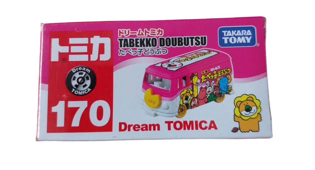 Takara Tomy, Tabekko Doubutsu, Experience the joy of creative play with the Takara Tomy Dream Tomica No.170 Tabekko Animal Mini Car Toy. Designed for children aged 3 and up, this alluring toy is perfect for enhancing motor skills and imaginative playtime. Make every day an adventure!