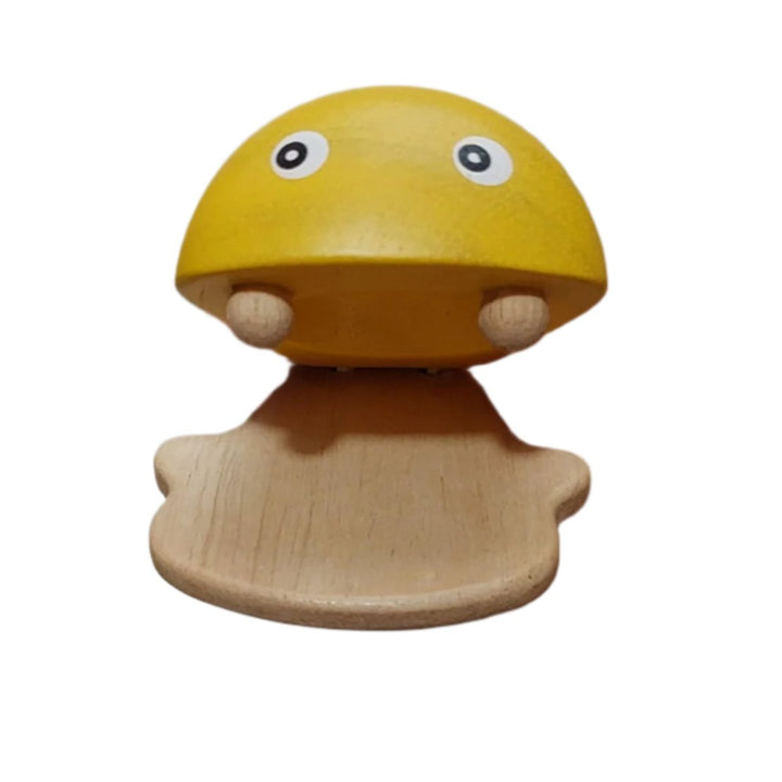 Plan Toys, Fish Castanet-Yellow, Encourage your child’s musical side with this cute, simple percussion instrument. Combine with other PlanToys musical items to create a band!