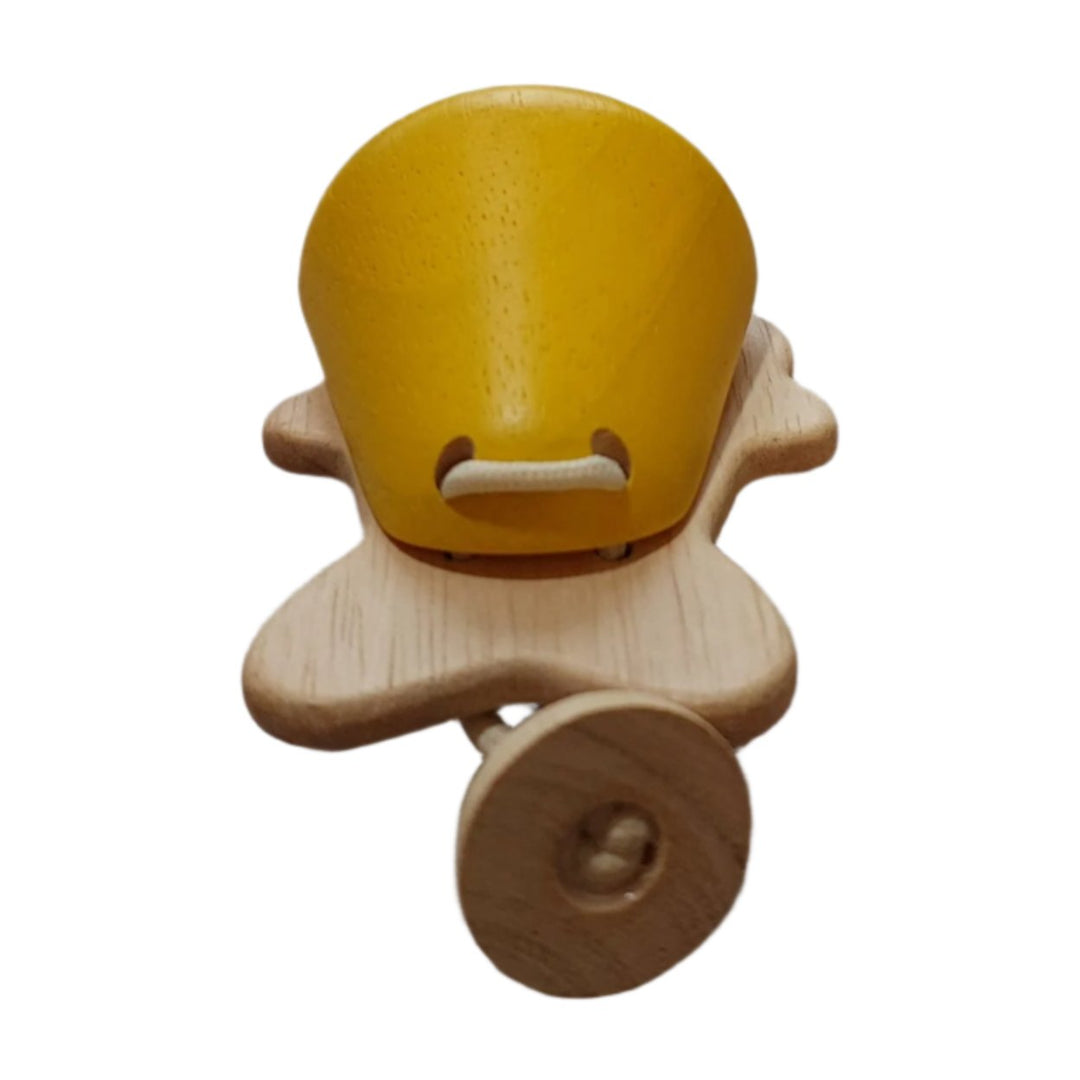 Plan Toys, Fish Castanet-Yellow, Encourage your child’s musical side with this cute, simple percussion instrument. Combine with other PlanToys musical items to create a band!