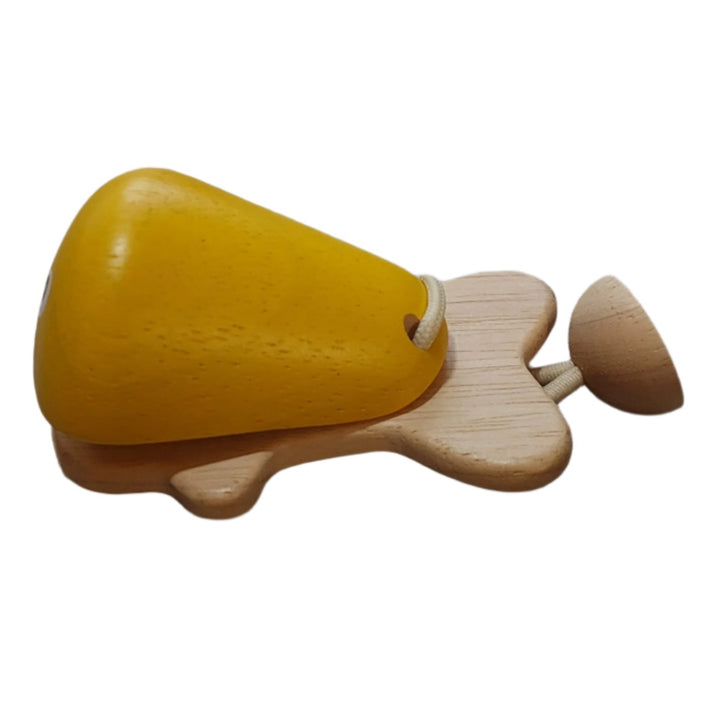 Plan Toys, Fish Castanet-Yellow, Encourage your child’s musical side with this cute, simple percussion instrument. Combine with other PlanToys musical items to create a band!