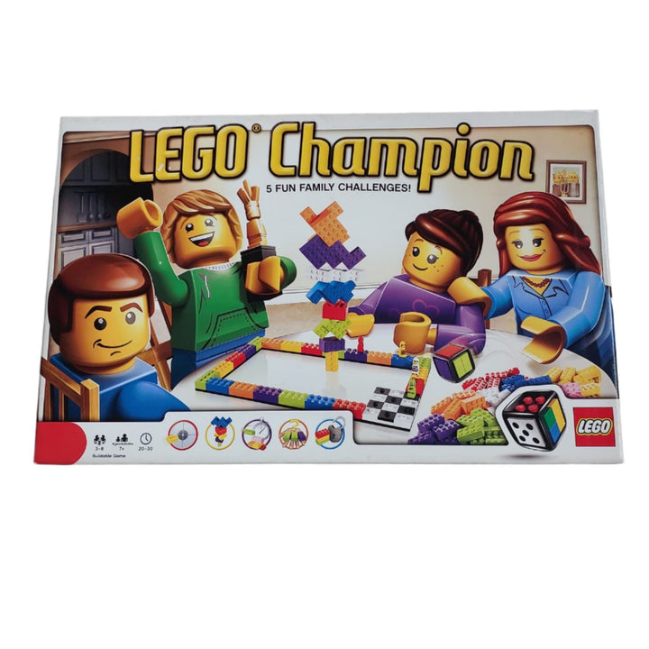 Lego, Lego Champions, Get your friends and family together to find out who will win the many challenges to claim the trophy. Who will become the LEGO Champion?