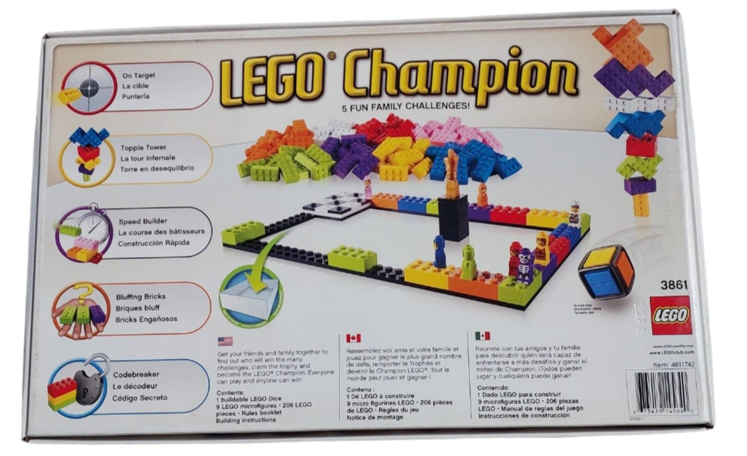 Lego, Lego Champions, Get your friends and family together to find out who will win the many challenges to claim the trophy. Who will become the LEGO Champion?