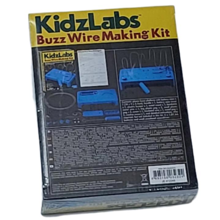 4M KidzLabs Buzz Wire Making Kit, KidzLabs, Construct your very own Buzz Wire and learn how an electric circuit is connected. Challenge your friends and family. It’s cool!