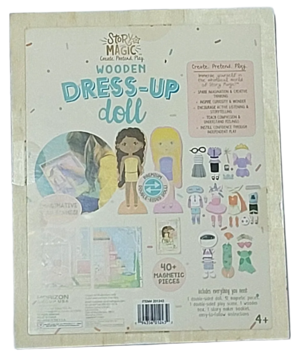 Wooden Dress-Up Doll