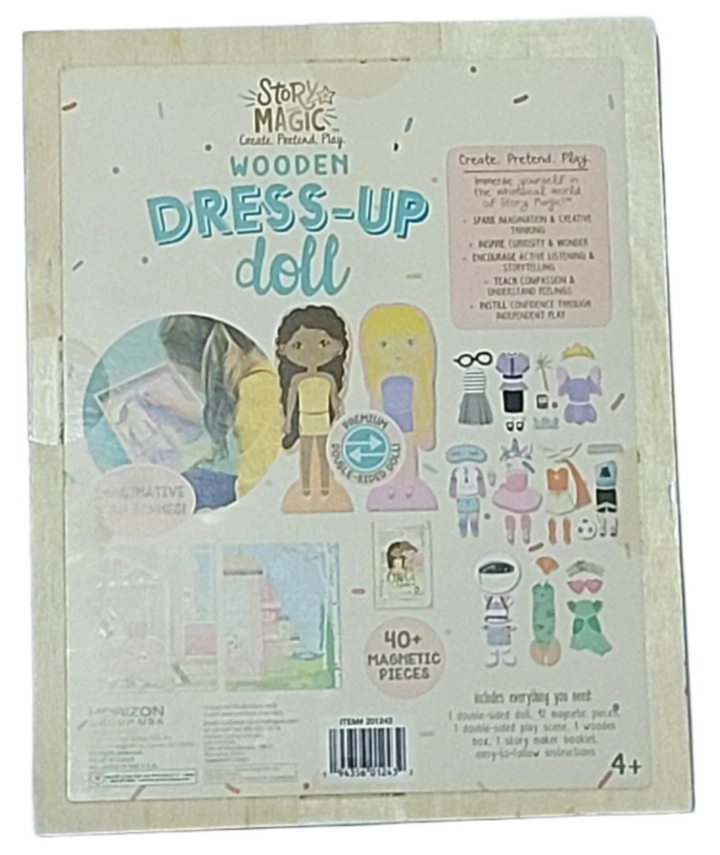 Wooden Dress-Up Doll