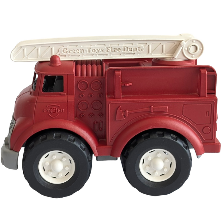 Green Toys, Fire Truck, Creative & Imaginative Play, Put out 3-alarm blazes. Rescue kittens from treetops. Protect the environment from harm. This is just a typical day in the life of the Green Toys™ Fire Truck, the world's greenest emergency vehicle. S