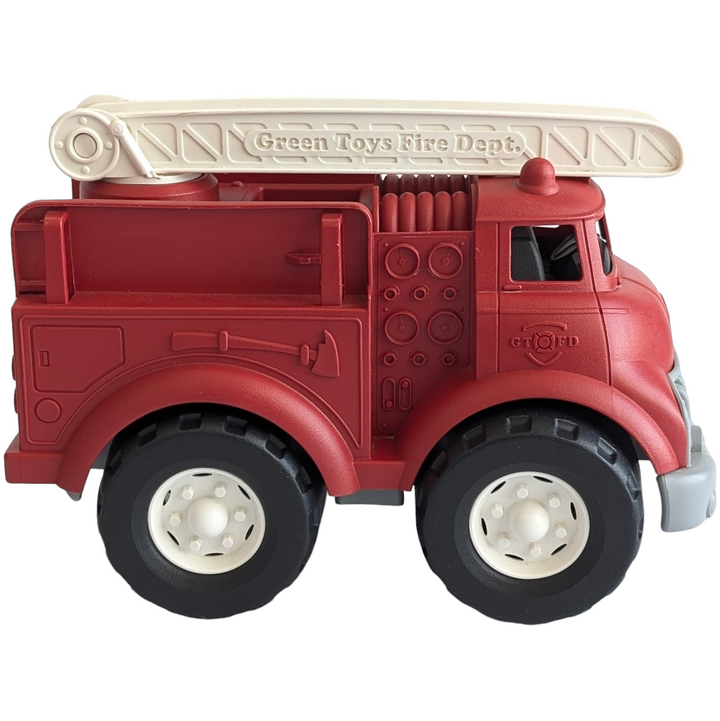 Green Toys, Fire Truck, Creative & Imaginative Play, Put out 3-alarm blazes. Rescue kittens from treetops. Protect the environment from harm. This is just a typical day in the life of the Green Toys™ Fire Truck, the world's greenest emergency vehicle. S