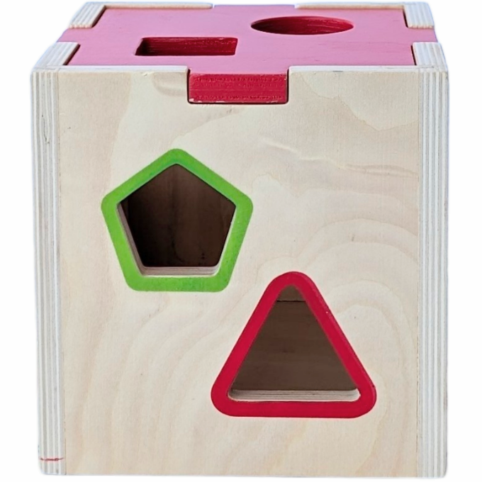 Addo Woodlets, Shape Sorter, Cognitive & Motor Skills, Encourage little ones to learn, laugh and play with the Woodlets Shape Sorter.

Watch as they match the differently shaped and colored blocks with the correct holes during endless playtime fun, with the vivid and bright colors appealing to your child's visual senses.

Not only will they have hours of fun, the Woodlets Shape Sorter is perfect for developing children's motor skills, hand-eye coordination and color recognition.