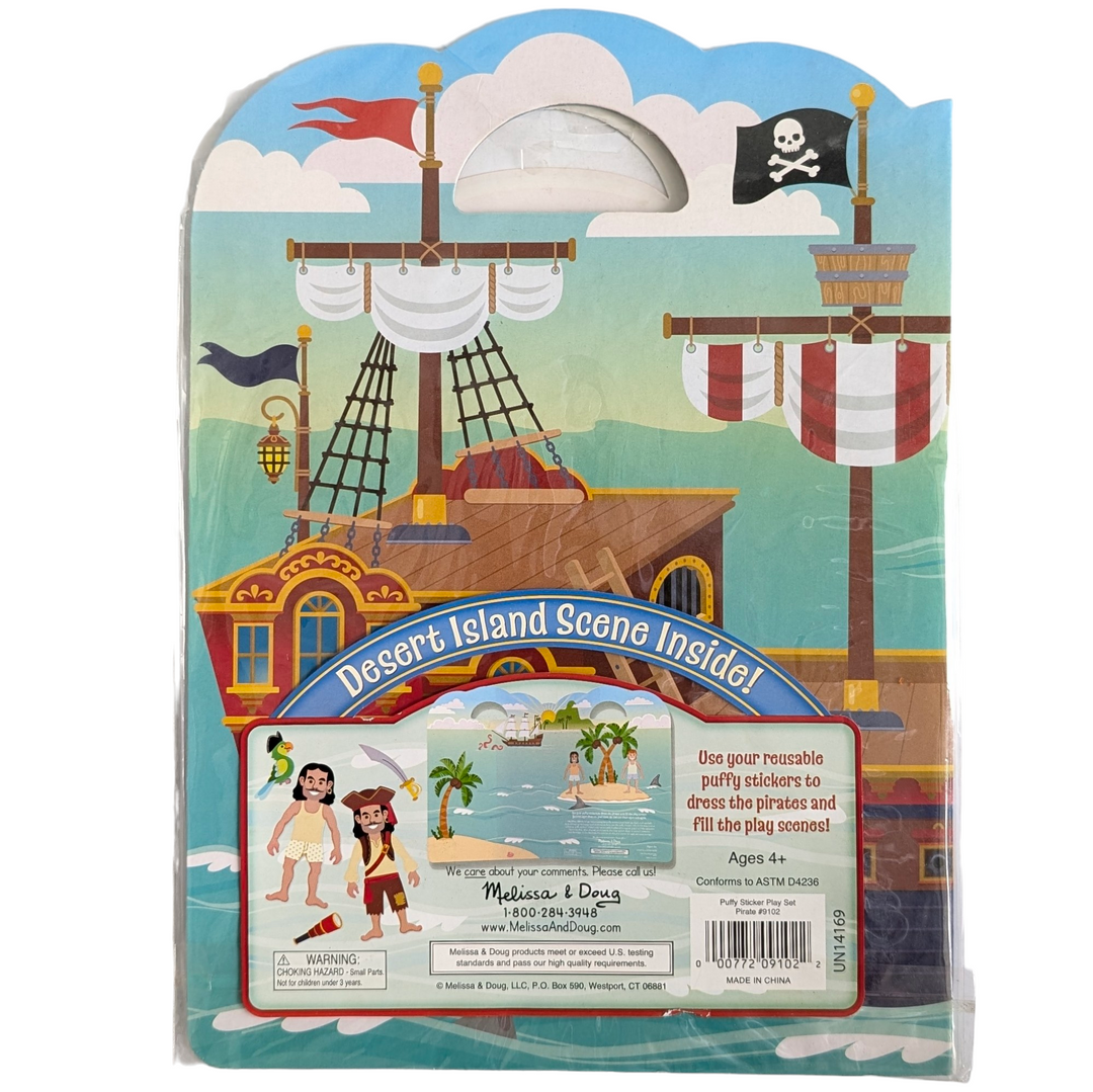 Pirate Puffy Sticker Play Set