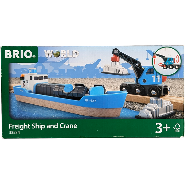 Freight Ship and Crane