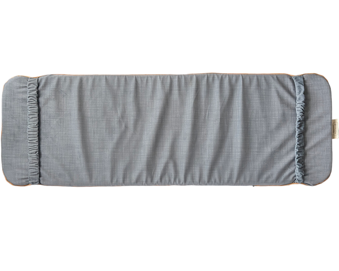 Deer Industries, Wobbel Board Deck Cushion Original Space, The perfect companion for the Wobbel Pillow.
Combine with the Pillow  for the ultimate chill.
Made from soft, velvety fabric and durable foam.

Length 93 cm, width 30 cm, thickness 3.5 cm.