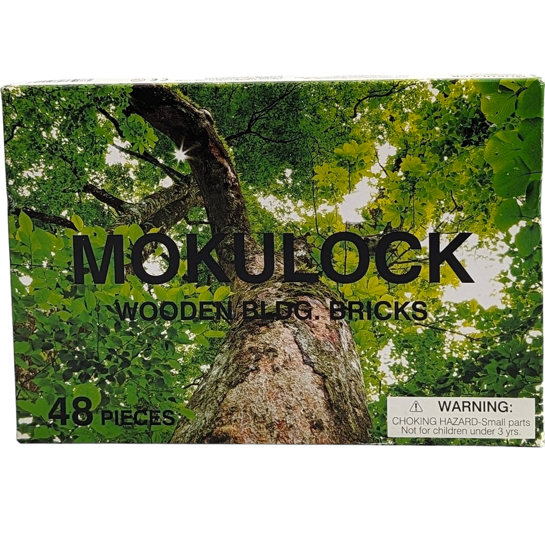 Mokulock, Moku Rock - 48 Piece, STEM & Critical Thinking, The Mokulock Wooden Building Blocks of 48 Pieces are made in Japan with sustainable practices and award-winning for Eco-Excellence.

The Mokulock block is crafted beautifully from a single piece of hardwood without the use of chemicals, surface finishing oil, glues or toxic paint.

Each set comes with 6 types of different toned timbers: Japanese Cherry, Birch, Japanese Bigleaf Magnolia, Maple, Japanese Zelkova and Hornbeam.