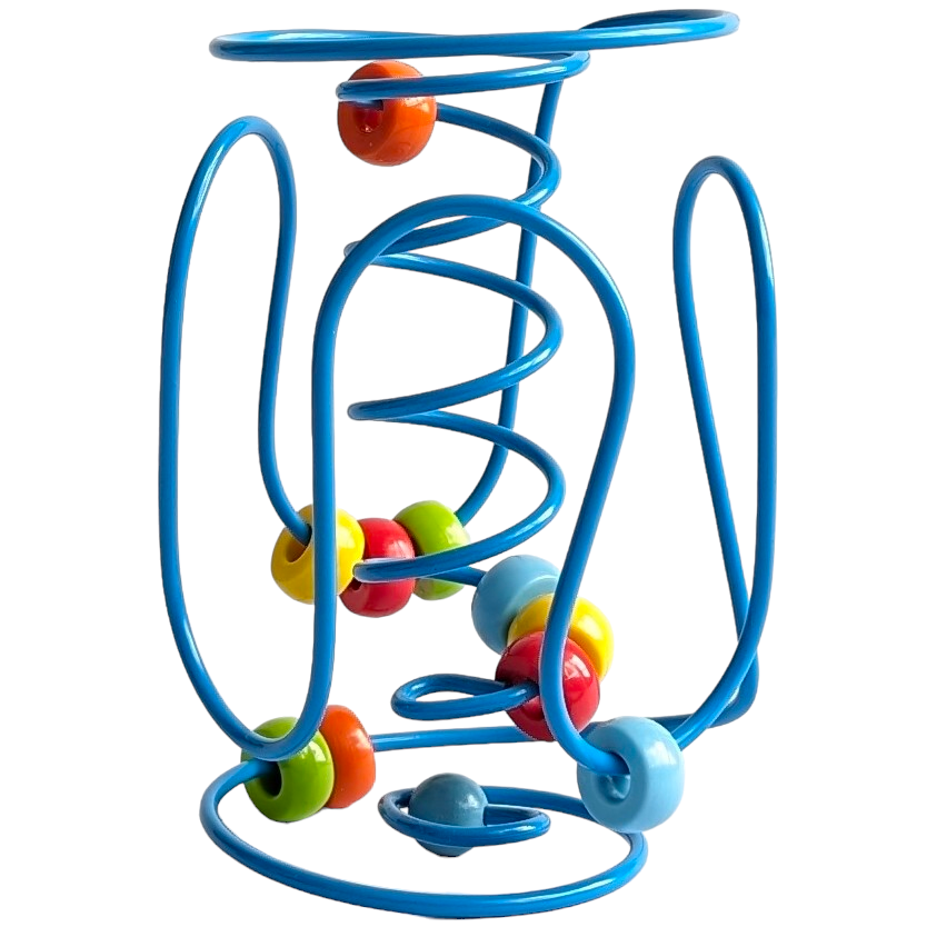 Hape, Spring-A-Ling, Cognitive & Motor Skills Development, Fat Brain Toys, Spinagain Toy, Cognitive & Motor Skills Development, It's a stacking toy with a spin—literally!

Drop the vibrant discs onto the threaded corkscrew pole and go ooooh as they spin fast and smooth to settle onto the reversible base.

Choosing how to set the base is half the fun for your toddler. Pick either the wobble base or turn it over for a solid seat.
