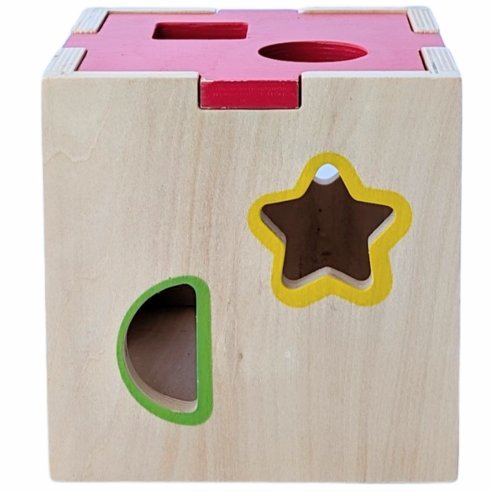 Addo Woodlets, Shape Sorter, Cognitive & Motor Skills, Encourage little ones to learn, laugh and play with the Woodlets Shape Sorter.

Watch as they match the differently shaped and colored blocks with the correct holes during endless playtime fun, with the vivid and bright colors appealing to your child's visual senses.

Not only will they have hours of fun, the Woodlets Shape Sorter is perfect for developing children's motor skills, hand-eye coordination and color recognition.